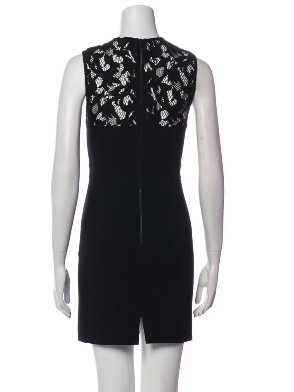 Judith and Charles Black Lace-Back Sheath Dress summer dress size XS 0